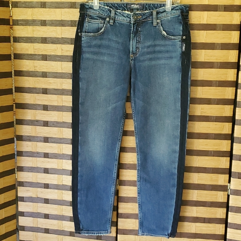 NWT! Silver jeans 28/27 Vintage slim capri